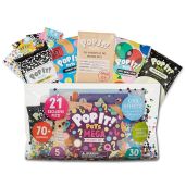 Pop It! Pets Season 2 MEGA Pack: Ultimate Fidget Toy with Bubbles, Adorable Characters & Collector Cards!