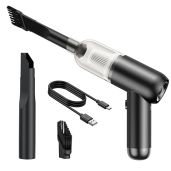 Powerful Portable Handheld Car Vacuum Cleaner - Lightweight, Quiet & Easy to Use for Home & Kitchen