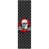 "Powell Peralta Ripper Checker Black Griptape 10.5" x 33" - Premium Skateboard Grip Sheet"
