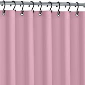 Premium Pink Shower Curtain Liner 72W X 72H PVC-Free 6G PEVA with Rust Proof Grommets and Magnet-weighted Bottom Hem Moisture Stain Proof