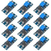 QCCAN 12Pcs MT3608 DC-DC Step Up Converter Adjustable Power Supply Booster Module MAX Output 28V 2A for Voltage Regulation