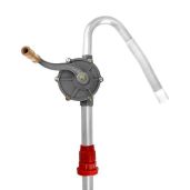 QWORK Aluminum Drum Rotary Hand Pump for 5-55 Gallon Barrels - Efficient Oil & Gas Transfer Solution