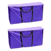 QWORK Hay Bale Storage Bag, 420D Horse and Livestock Hay Bale Bag, Large Tote Waterproof Collapsible Bag Hay Bale Carry Bag with Zipper, Stronger