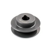 "QWORK 2-1/2" OD Single Groove V-Belt Sheave - 5/8" Bore for Efficient Power Transmission"