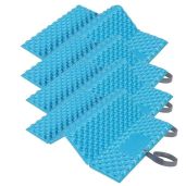 REDCAMP Foam Hiking Seat Pad - Ultralight Foldable Camping Pad (4pcs) for Outdoor Comfort & Stadium Use - Blue