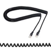 RIIEYOCA Cat5e Retractable Ethernet Cable - 2.5M Coiled RJ45 Network Cable for Laptops, Desktops & Routers