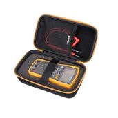 RLSOCO Carrying Case for Fluke Multimeters 117/115/116/114/113/177/178/179/233 & DIY Foam - Durable Yellow Zip