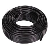 Raindrip 016010T 1/4 in Drip Irrigation Supply Tubing 100 ft Black Polyethylene for Efficient Drip Systems and Parts