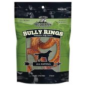 Redbarn Bully Rings 3-Count Pack of 2 - Premium Dog Chews for Healthy Teeth & Gums