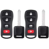Key Fob Remote for Nissan Altima, Rogue, Sentra & More (1999-2012) - HAT104T, DA40PHTT, BN104TT | ANGLEWIDE