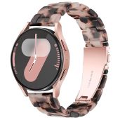 Resin Bands Compatible with Samsung Galaxy Watch 7 FE 6 5 40mm 44mm Pro 45mm,Galaxy Watch 4 40 44mm,Galaxy Active 2 40 44mm,20mm Band for Galaxy