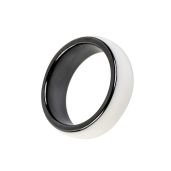 Riversmerge RFID White Ceramics Smart Finger rewrite Ring T5577 Chip ID Wear for Men or Women (White Programmed Ring 10#)