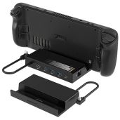 SABRENT 7-in-1 Docking Station for Steam Deck: 4K HDMI, M.2 SSD Slot, Gigabit Ethernet & 90W USB-C Charging