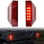 SAUTVS UTV Tail Lights Red LED for Polaris Ranger 1000 900 570 General Rear Brake Stop Lights Accessories 2015-2020 2PCS