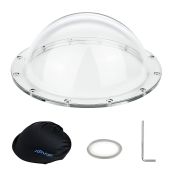SOONSUN 6'' Transparent Dome Port Cover for GoPro Hero 3-13 | Includes Case & Accessories