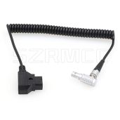 SZRMCC Dtap 2 Pin Male to 0B 6 Pin Coiled Power Cable for DJI Wireless Follow Focus Motor Unit