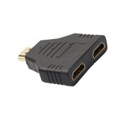 HDMI 1 in 2 Converter 1080P - Male to Dual HDMI Female Splitter Adapter for DVD & Audio