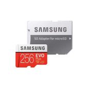 Samsung 256GB EVO Plus MicroSDXC UHS-I U3 with Adapter - Fast Storage Solution for Your Devices