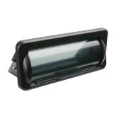 Scosche ACM5B Marine Radio Cover - Water Resistant Boat Dash Protector with Flip-Up Door | Durable Single DIN Stereo Kit