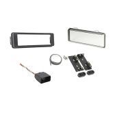 Scosche HD9698BN Single DIN Radio Installation Dash Kit for 1996-1998 Harley-Davidson Touring Motorcycles Complete Stereo Kit