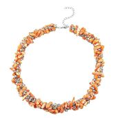 Shop LC Orange Shell Beaded Necklace for Women Beach Jewelry Summer Gifts 20-23 Inches Perfect for Birthdays