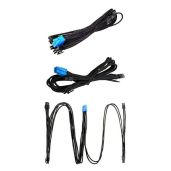 SilverStone Black Sleeved PSU Cable for PCI-E 8pin (6+2) - PP06B-2PCIE70 | High-Quality Power Solution