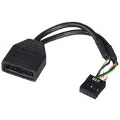 Buy Silverstone Tek 19-Pin USB 3.0 to USB 2.0 Adapter Cable - G11303050-RT for Fast Data Transfer