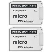 Skywin SD2Vita PS Vita Memory Adapter - 2 Pack for PS Vita 1000/2000 & HENkaku System