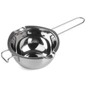 Stainless Steel Double Boiler Pot for Melting Chocolate & Candles - 2 Cup Capacity (18/8 Steel, 480ML)