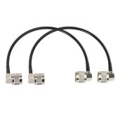 Superbat PL-259 Jumper Cable UHF Male to Male Low Loss RG58 Coax Cable 12 Inch for HAM Radio CB Radio Antenna Analyzer 2-Pack