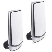 TIUIHU Wall Mount Holder for Orbi Tri-Band WiFi 6 Router - 2 Pack Bracket Stand for RBS850, RBK852, AX4200 & More