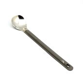 TOAKS Titanium Long Handle Spoon: Lightweight, Durable & Polished Bowl for Outdoor Cooking