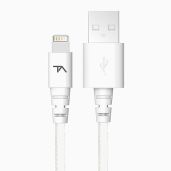 Tech Armor 6FT MFi Certified Lightning Cable - Durable Braided USB A for iPhone & iPad Sync/Charge