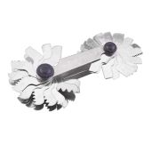 60 and 55 Degree Thread Gauge for Metal Turning Lathes Metric and Imperial 52pc Tool to Verify Thread Cutting Angles