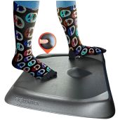 Topo Mini by Ergodriven: Compact Anti-Fatigue Standing Desk Mat with Terrain Design (Obsidian Black)