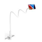 Tryone Gooseneck Phone Holder Stand for Bed & Desk - Adjustable Mount for iPhone & Samsung Devices