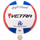 VETRA Premium Soft Touch Volleyball - Official Size 5 for Indoor/Outdoor Play | Durable, Soft Grip for Adults & Beginners