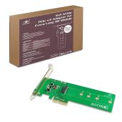 Vantec M.2 NVMe PCIe x4 Adapter for 110mm Modules - Fast, Reliable Green Upgrade