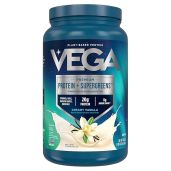 Vega Protein & Greens Vanilla Powder - 20g Plant-Based Protein, Vegan, Non-GMO, 1.7 lbs for Men & Women