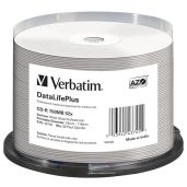 Verbatim 43745 52x CD-R DataLifePlus Inkjet 50pk Spindle - High-Quality Blank Discs for Professional Use