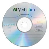Verbatim DVD-RW 4.7GB 4X Blank Discs - 30 Pack Spindle for Reliable Recording