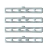 12 Pack Vertical Blind Fabric Inserts for Top Pocket - Securely Hold Vanes & Enhance Your Blinds