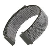 WOCCI 18mm Adjustable Nylon Watch Band, Quick Release Sport Loop Strap (Grey)