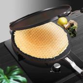 Non-Stick Waffle Maker Baking Pan - Aluminum Alloy Griddle for Perfect Cakes & Egg Rolls