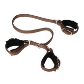 Buy Weaver Equine 3-Way Brown Horse Hobbles - Adjustable, Felt Lined, Durable Nylon with Nickel Plated Hardware