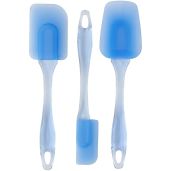 Wilton Easy-Flex Silicone Spatula Set - 3-Piece Kitchen Essential for Baking & Cooking