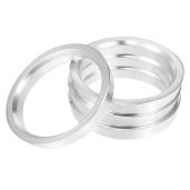 X AUTOHAUX 4pcs Aluminum Hub Centric Rings 70.1mm to 60.1mm - Car Wheel Bore Spacers