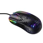 XTRFY MZ1, Ultra-Light Wired Gaming Mouse, Cutting-Edge Pixart 3389 Sensor, Unique Shape for Optimum Aim, Adjustable RGB Lighting, Zys Rail Edition