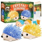 XXTOYS Crystal Growing Kit Vibrant Colored Hedgehog Science Kits for Kids Age 6-8 Great Gifts for Boys and Girls STEM Projects
