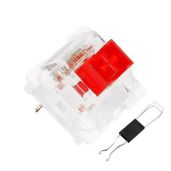 XuanGui OUTEMU Red Switches - 20 Pack Dustproof 3 Pin Linear Keyswitches for DIY Mechanical Gaming Keyboards